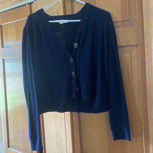 Button up cropped cardigan